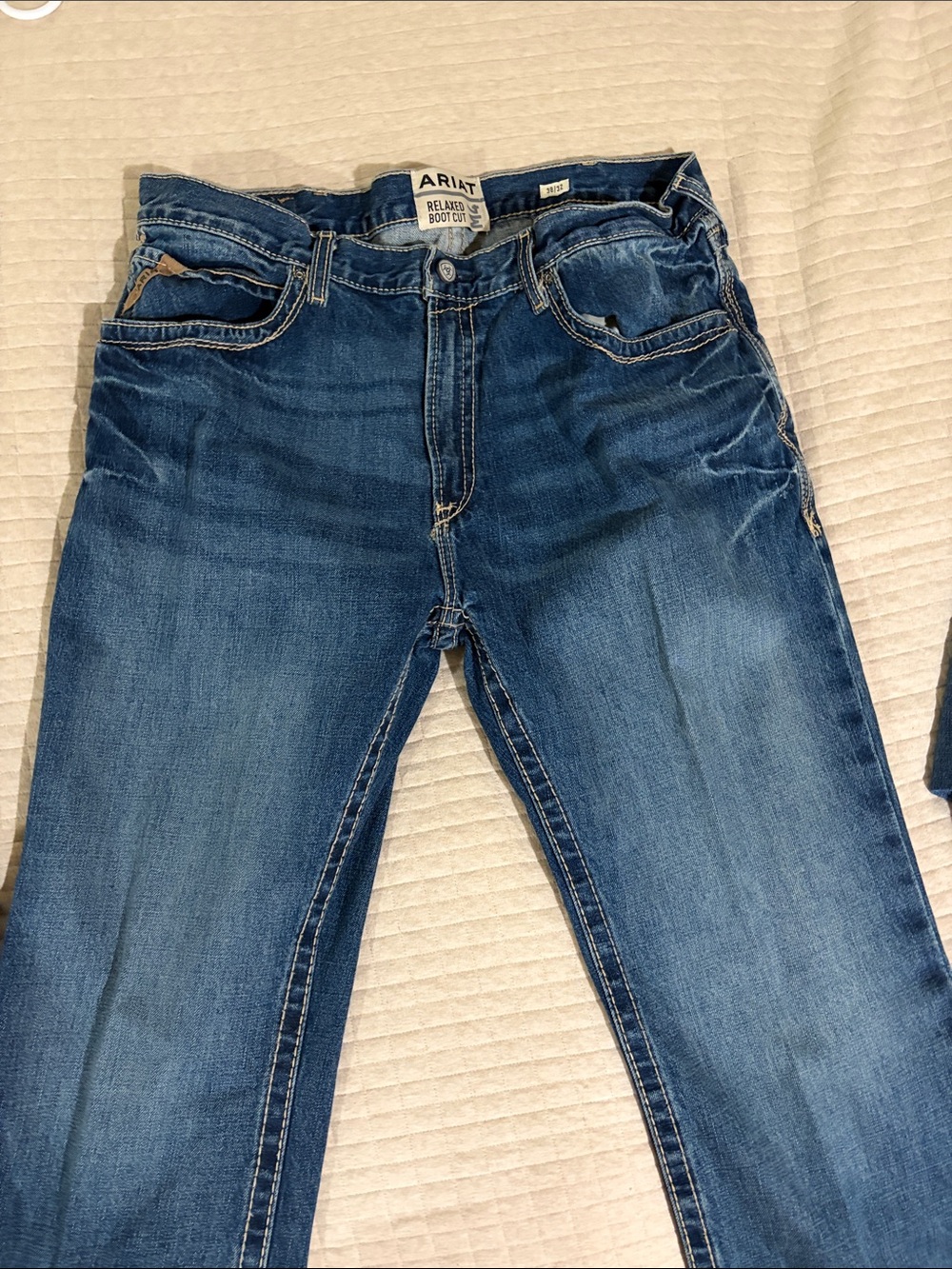 Ariat Men’s Medium Blue Bootcut Denim Jeans